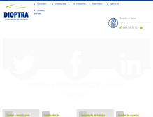 Tablet Screenshot of dioptra.es